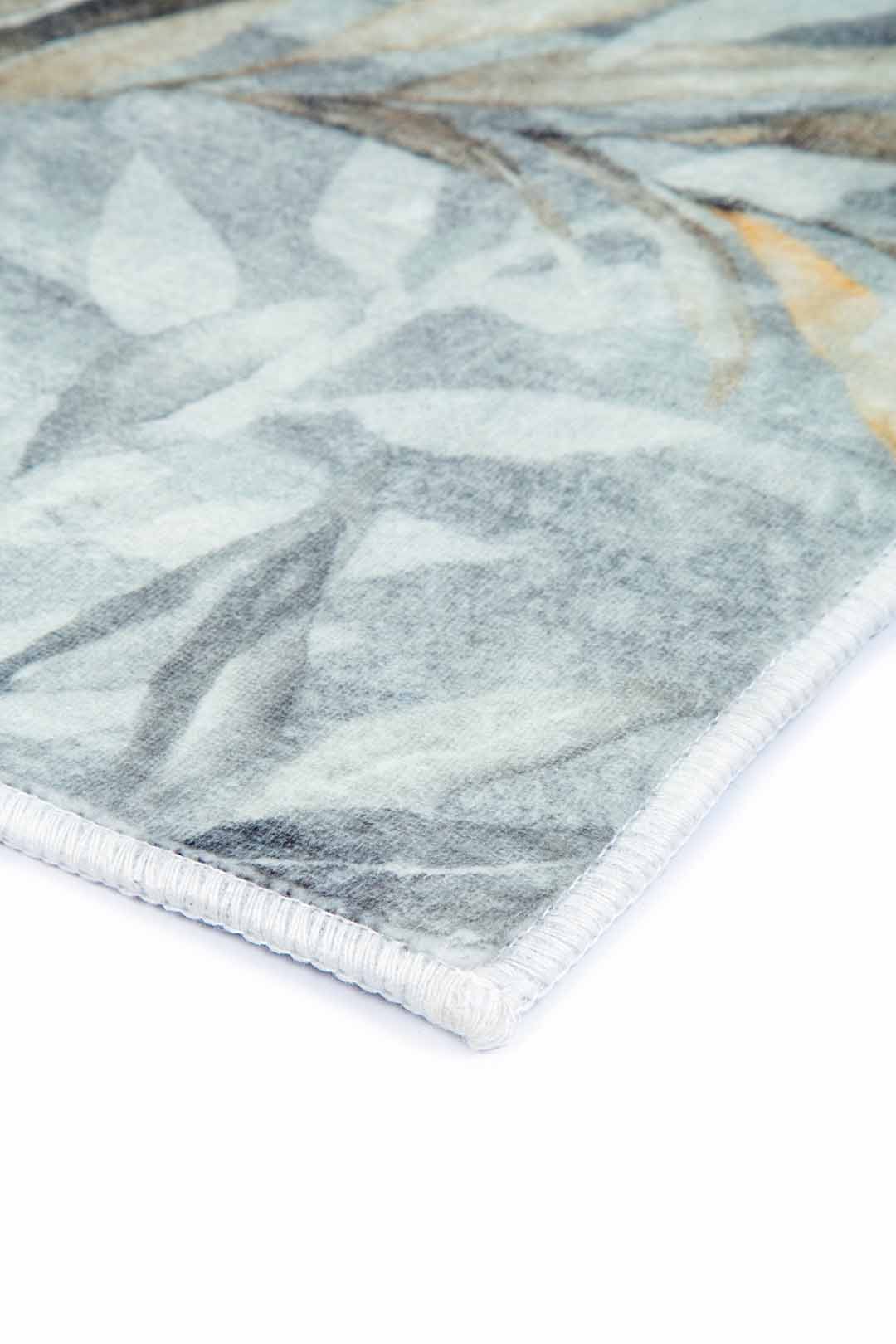 Tropical Shadows – Elegant Leaf Pattern Rug