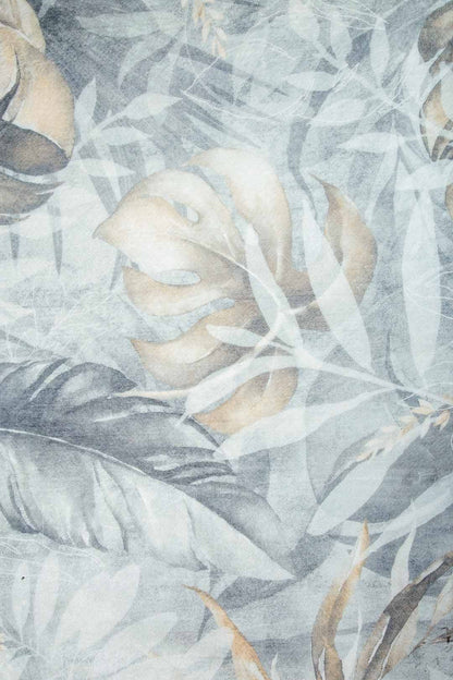 Tropical Shadows – Elegant Leaf Pattern Rug
