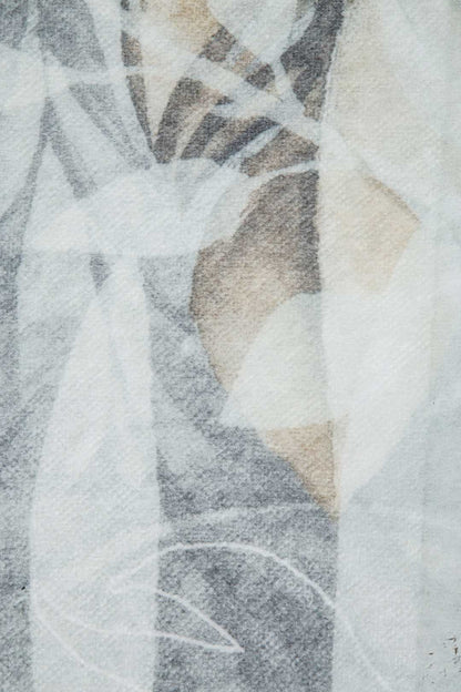 Tropical Shadows – Elegant Leaf Pattern Rug