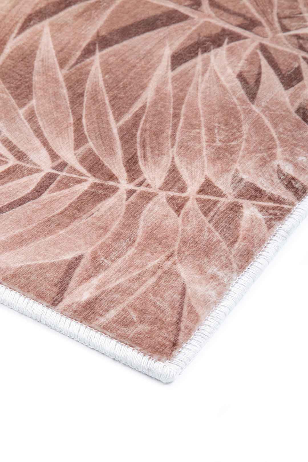 Sand Leaves – Minimalist Tropical Rug