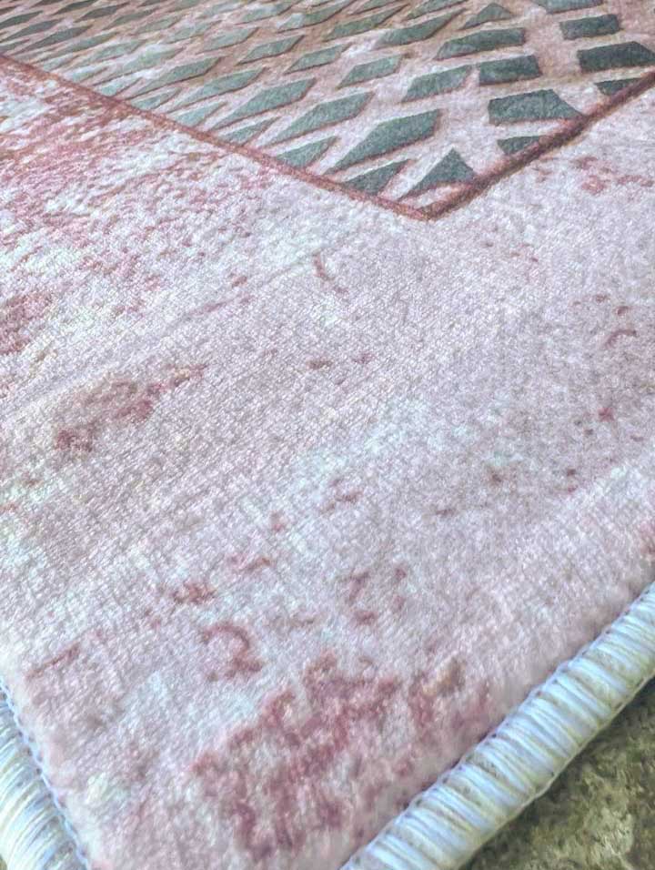Rose Gold Frame – Elegant Modern Rug