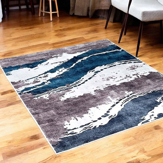 Flow Line – Modern Abstract Rug