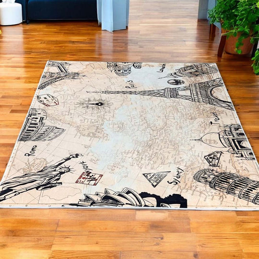 Globetrotter – Travel-Inspired Rug