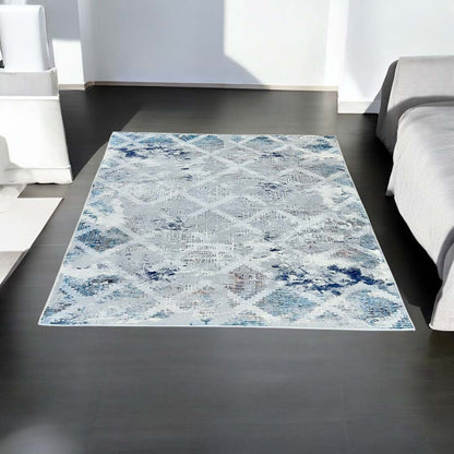 Cloud Pattern Elegance – Modern Abstract Rug