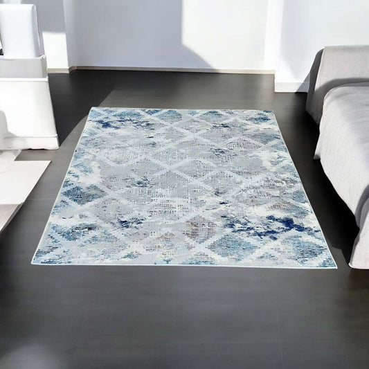 Cloud Pattern Elegance – Modern Abstract Rug