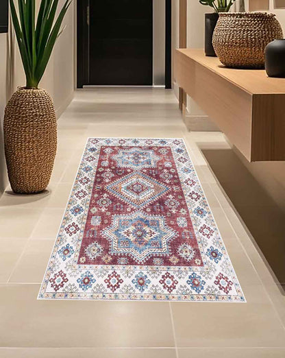 Nada vintage red persian soft carpet