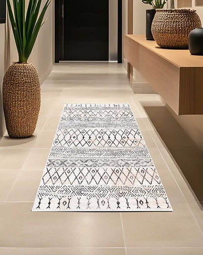 Karma new and modern white soft carpet