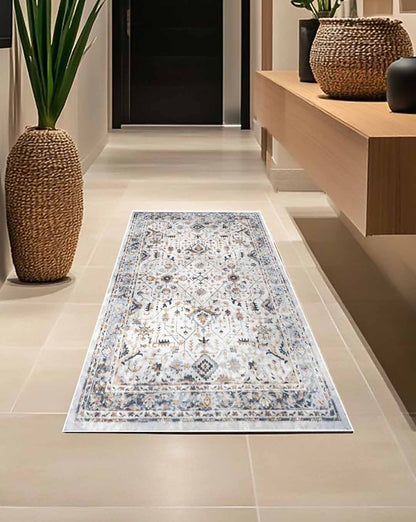 Natasha vintage gray soft and shinny carpet